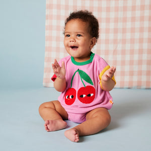 Cherry Terry Bodysuit