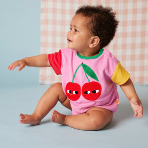 Cherry Terry Bodysuit