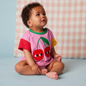 Cherry Terry Bodysuit