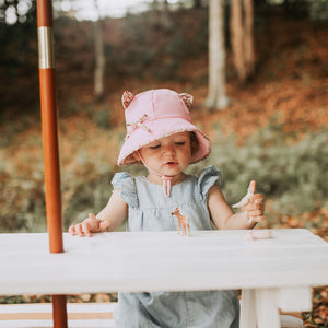 Toddler Bucket Sun Hat | Kitty Blush