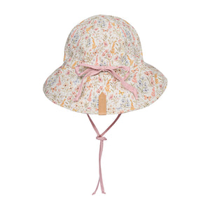 Girls Reversible Panelled Bucket Sun Hat | Paris/ Rosa